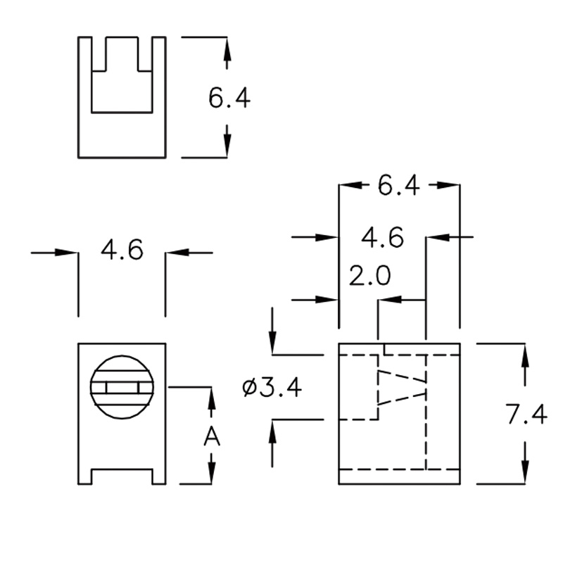 LED Lens Holder LS-LF5-5